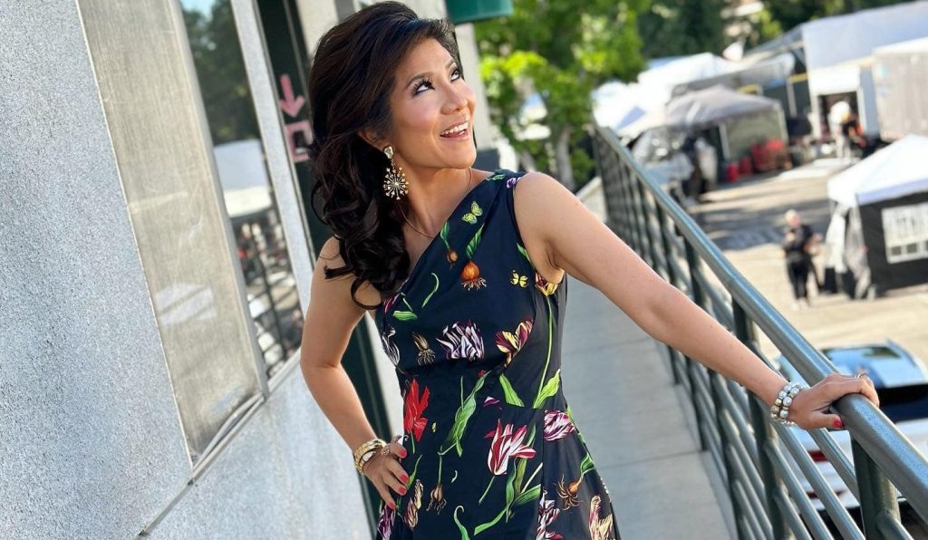 Julie Chen Moonves, the long-running host of CBS's Big Brother. 