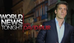 David Muir hosts ABC’s flagship evening newscast