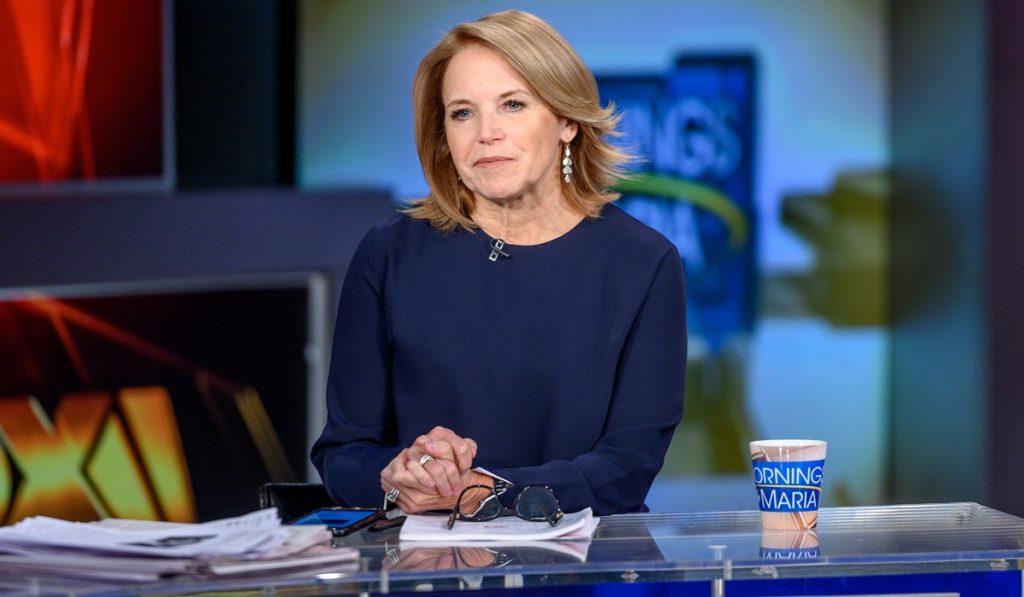 Katie Couric, pioneering broadcast journalist and the first woman to solo anchor a major network weekday evening news program. 