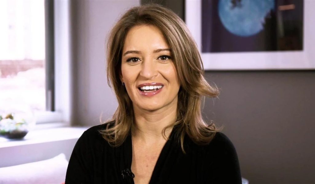 Katy Tur, MSNBC anchor, and CBS's Tony Dokoupil's wife. 