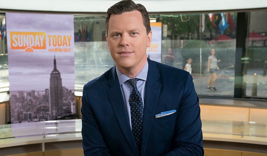 Willie Geist, NBC News anchor and host of Sunday TODAY.