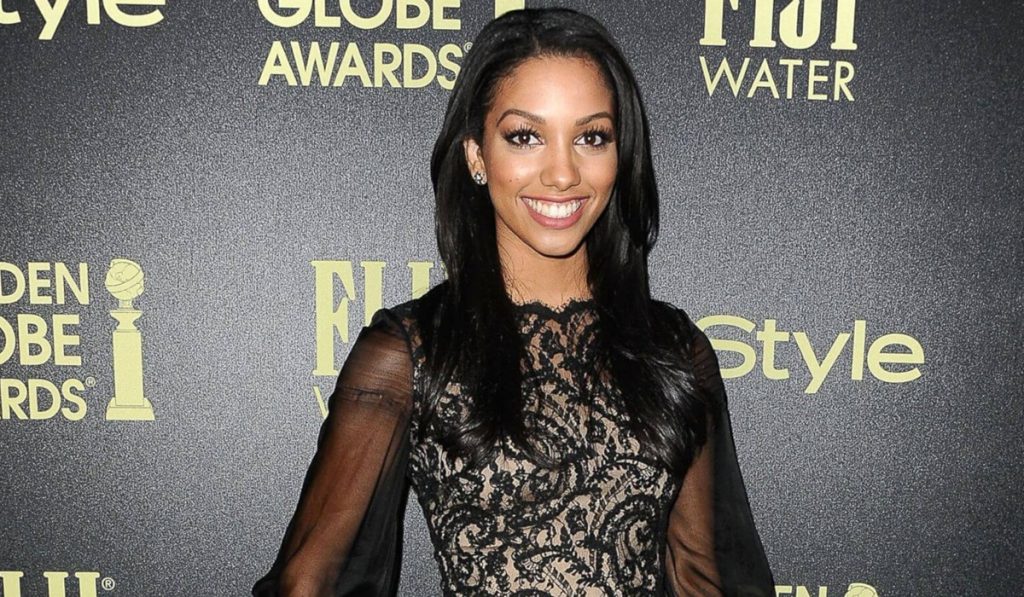 Corinne Foxx co-hosts Beat Shazam alongside her father, Jamie Foxx.